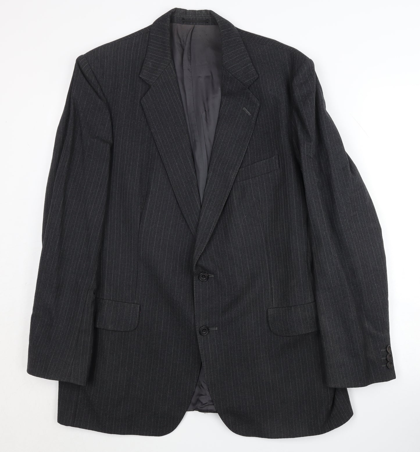 Magee Men's Grey Wool Blazer, Size 42 REG, Elegant Style