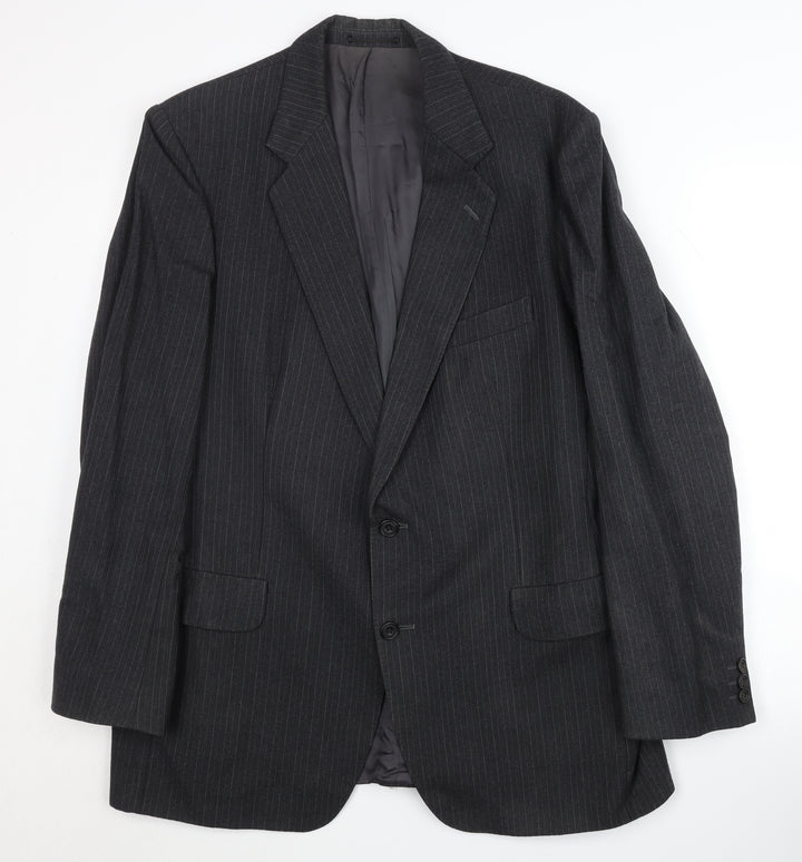Magee Men's Grey Wool Blazer, Size 42 REG, Elegant Style