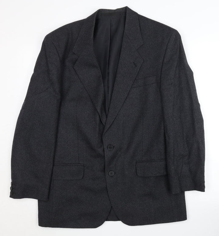 Centaur Men's Grey Wool Blazer, Size 40, Formal Jacket