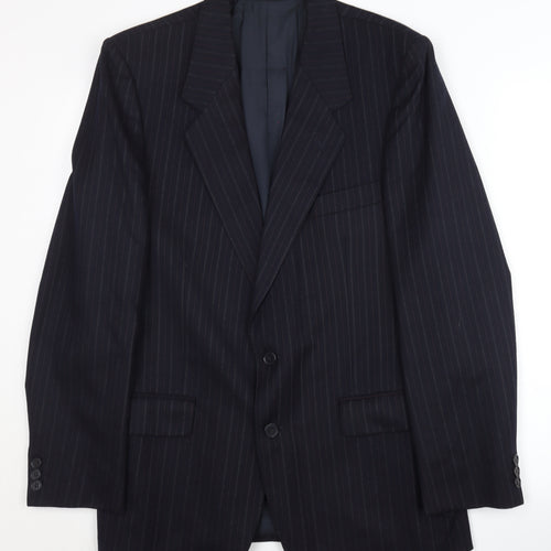 Pierre Cardin Men's Blue Striped Blazer Jacket 42