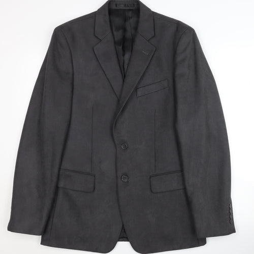 Jeff Banks Men's Grey Single-Breasted Blazer 40R