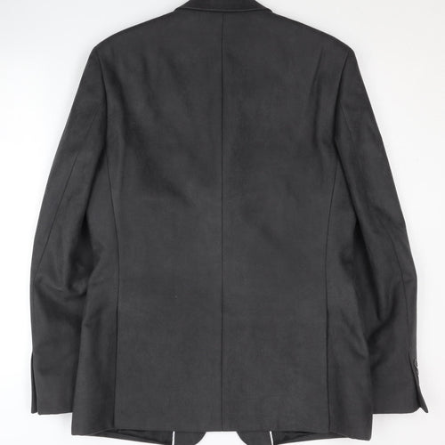 Jeff Banks Men's Grey Single-Breasted Blazer 40R