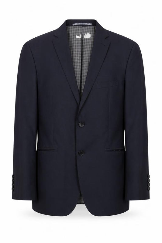 Front view of Ben Sherman Men's Blue Blazer 38R Regular Fit