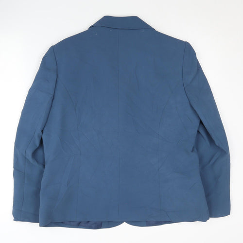 Eastex Women's Blue Blazer, Size 14, Classic Fit, Business Wear