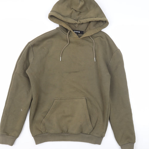 Firetrap Men's Green Pullover Hoodie XS