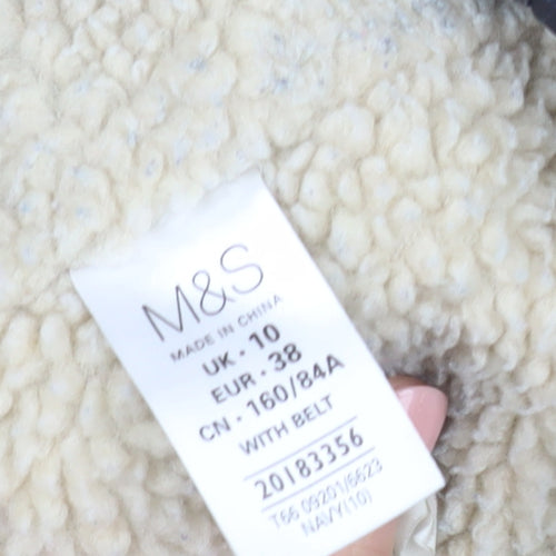 Marks and Spencer Black Women's Motorcycle Jacket Size 10