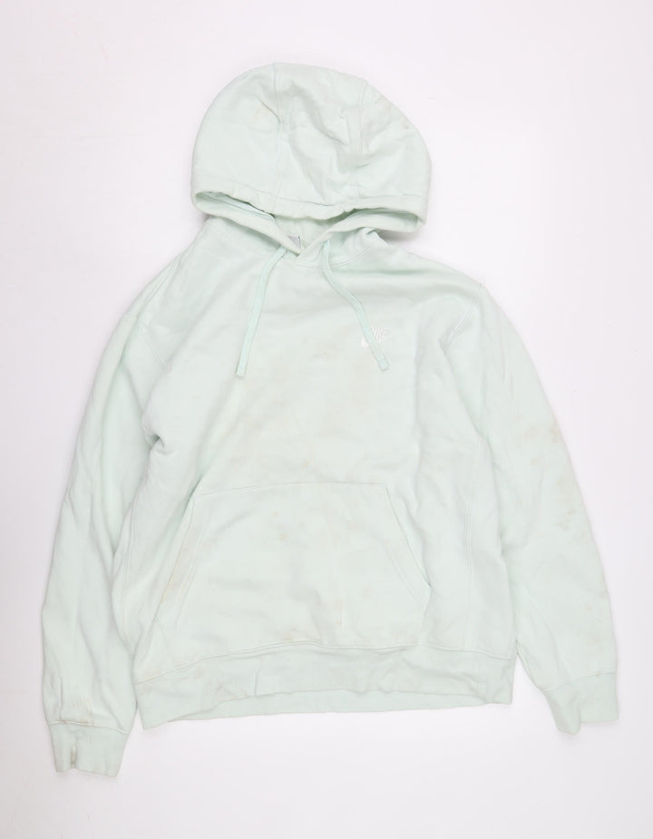 Nike Unisex Green Pullover Hoodie - Size L