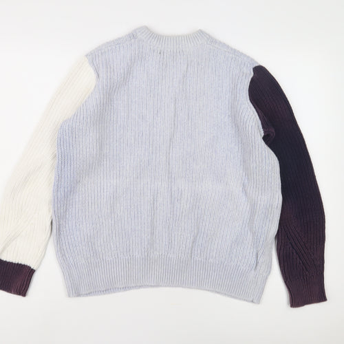 Marks and Spencer Women's Multicoloured Pullover Jumper M