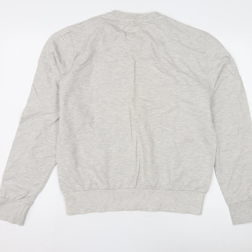 Geographic Side Men's Grey Graphic City Sweatshirt L