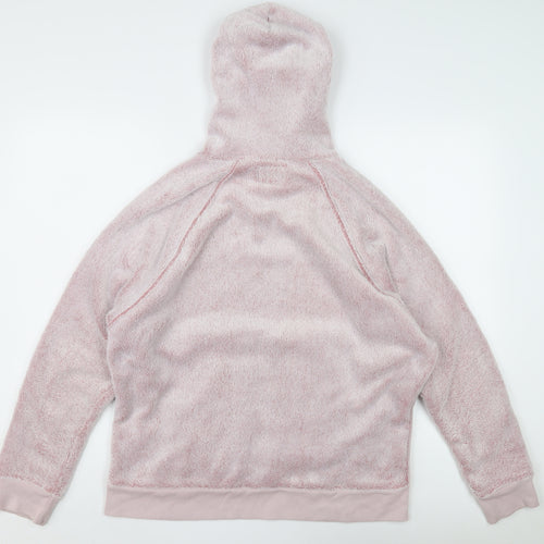 Hollister Women's Pink XS Fleece Lounge Hoodie