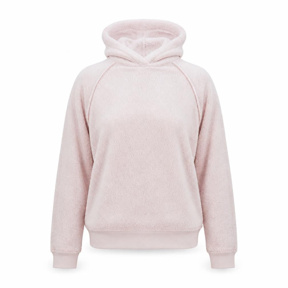 Hollister Women's Pink XS Fleece Lounge Hoodie