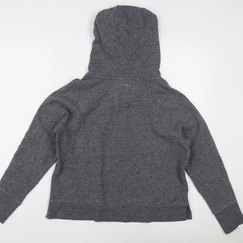 Calvin Klein Women's Grey Medium Logo Hoodie