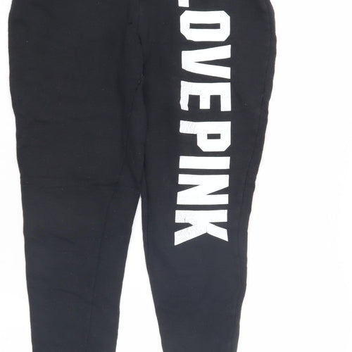 Pink Women's Black XS Jogger Trousers
