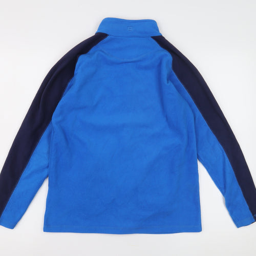 Mountain Warehouse Boys' Blue Fleece Track Jacket 13 Years