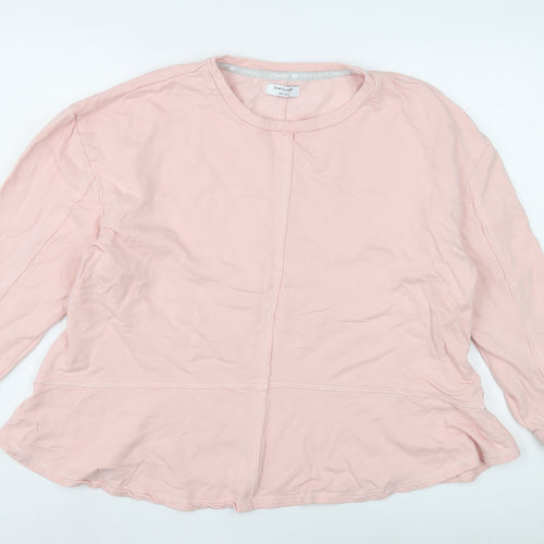 JD Williams Women's Pink Crew Neck Long Sleeve Top 14
