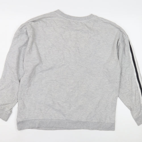 Disney Unisex Grey Mickey Long Sleeve T-Shirt Size 14