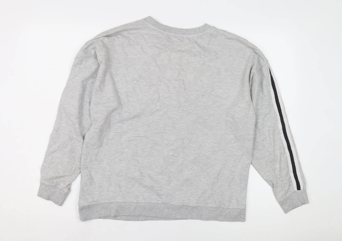 Disney Unisex Grey Mickey Long Sleeve T-Shirt Size 14