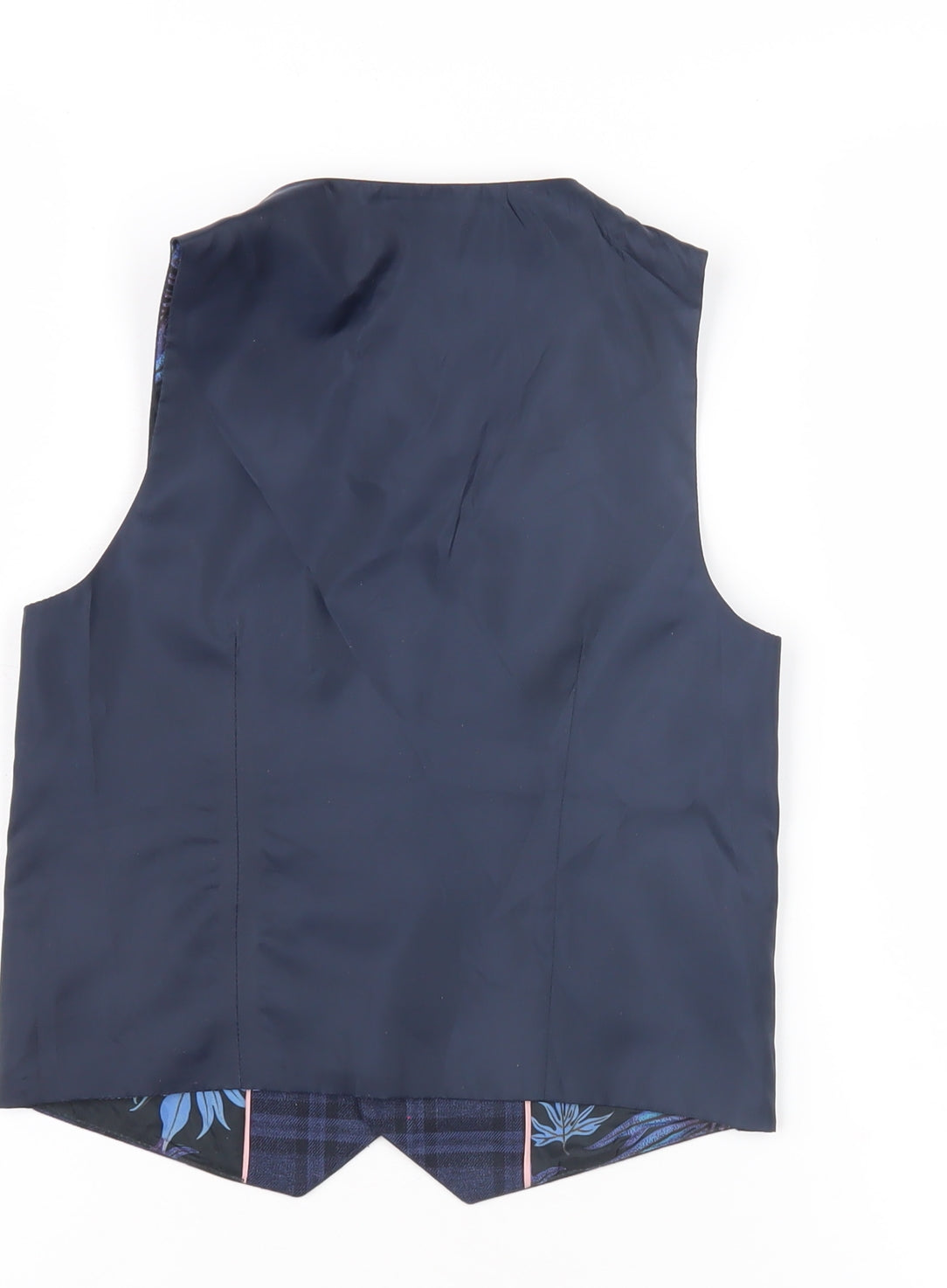 Next Boys Blue Plaid Waistcoat 6 Years Formal Wedding
