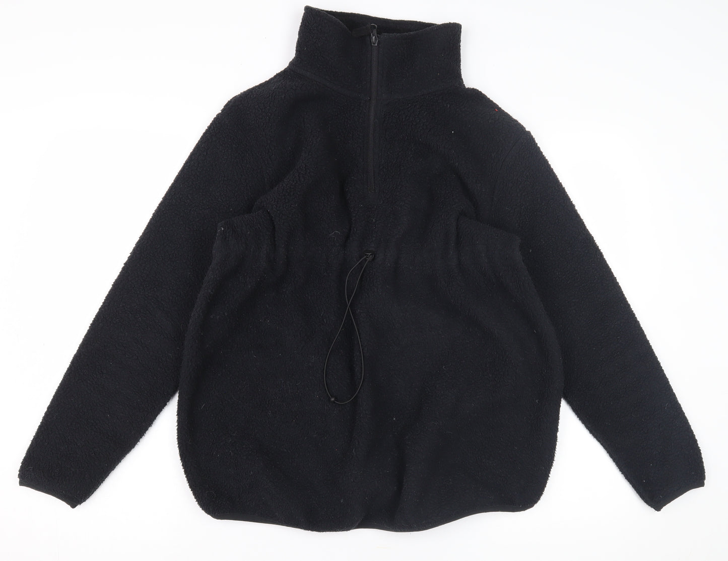 Mountain Warehouse Women's Black Fleece Hoodie, Size 10