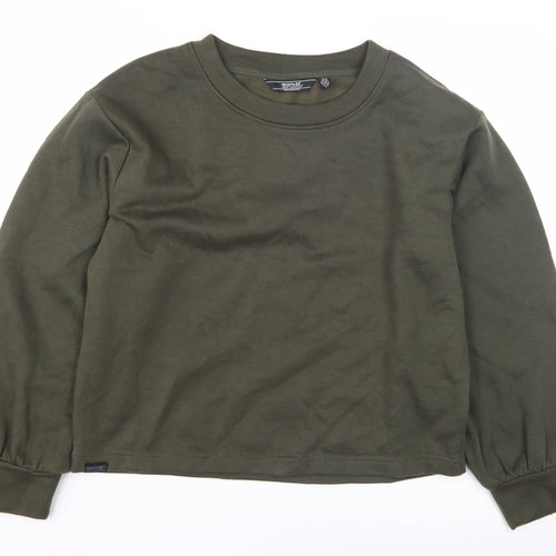 Regatta Women's Green Crewneck Pullover Sweatshirt - Size 12