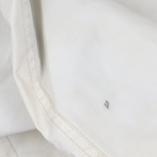 mât de misaine Women's White Cotton Mid-Length Coat