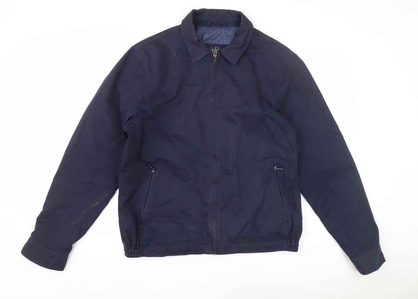Marks and Spencer Men's Blue Medium Basic Jacket