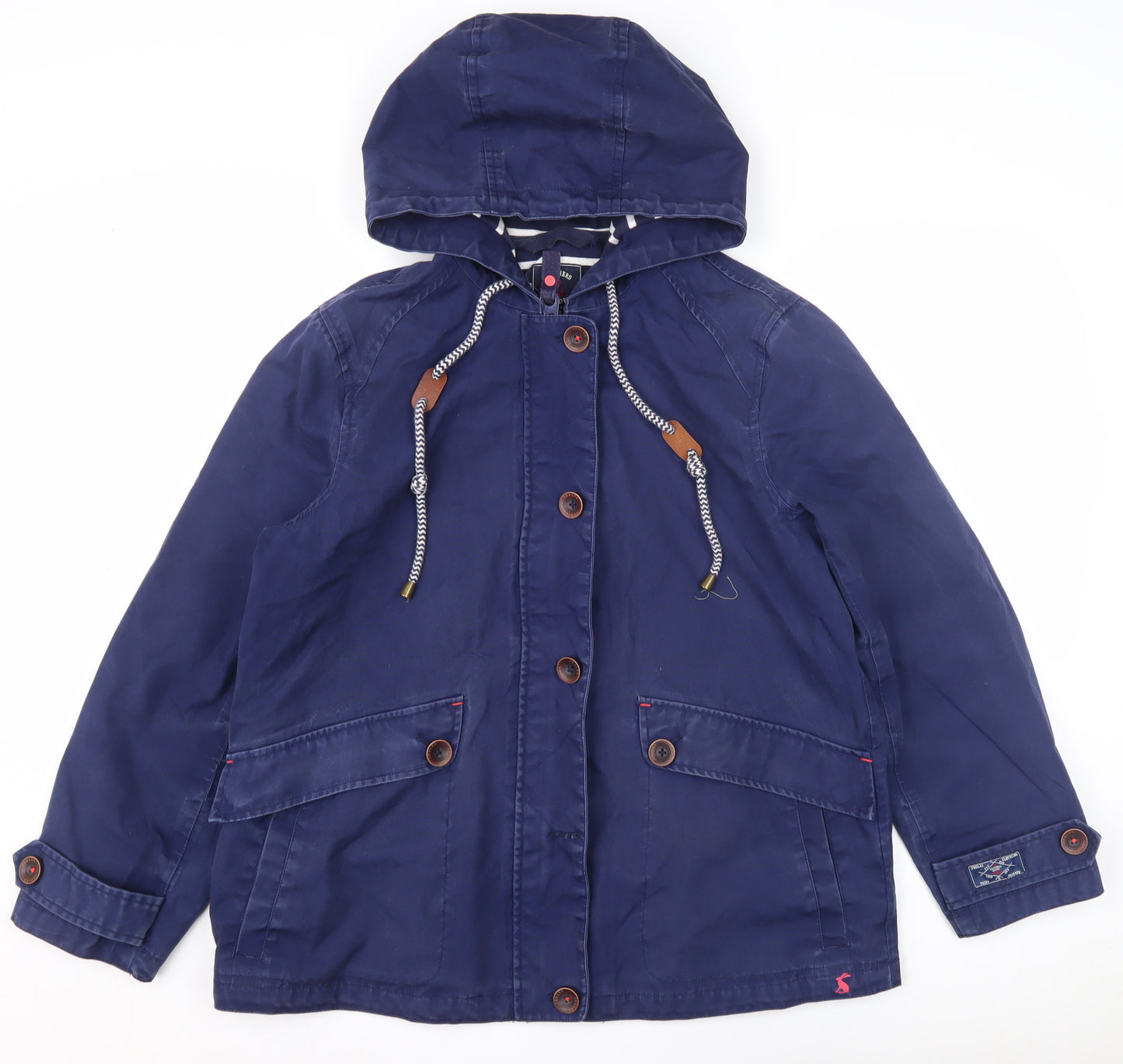 Joules Women's Blue Waterproof Jacket Size 12