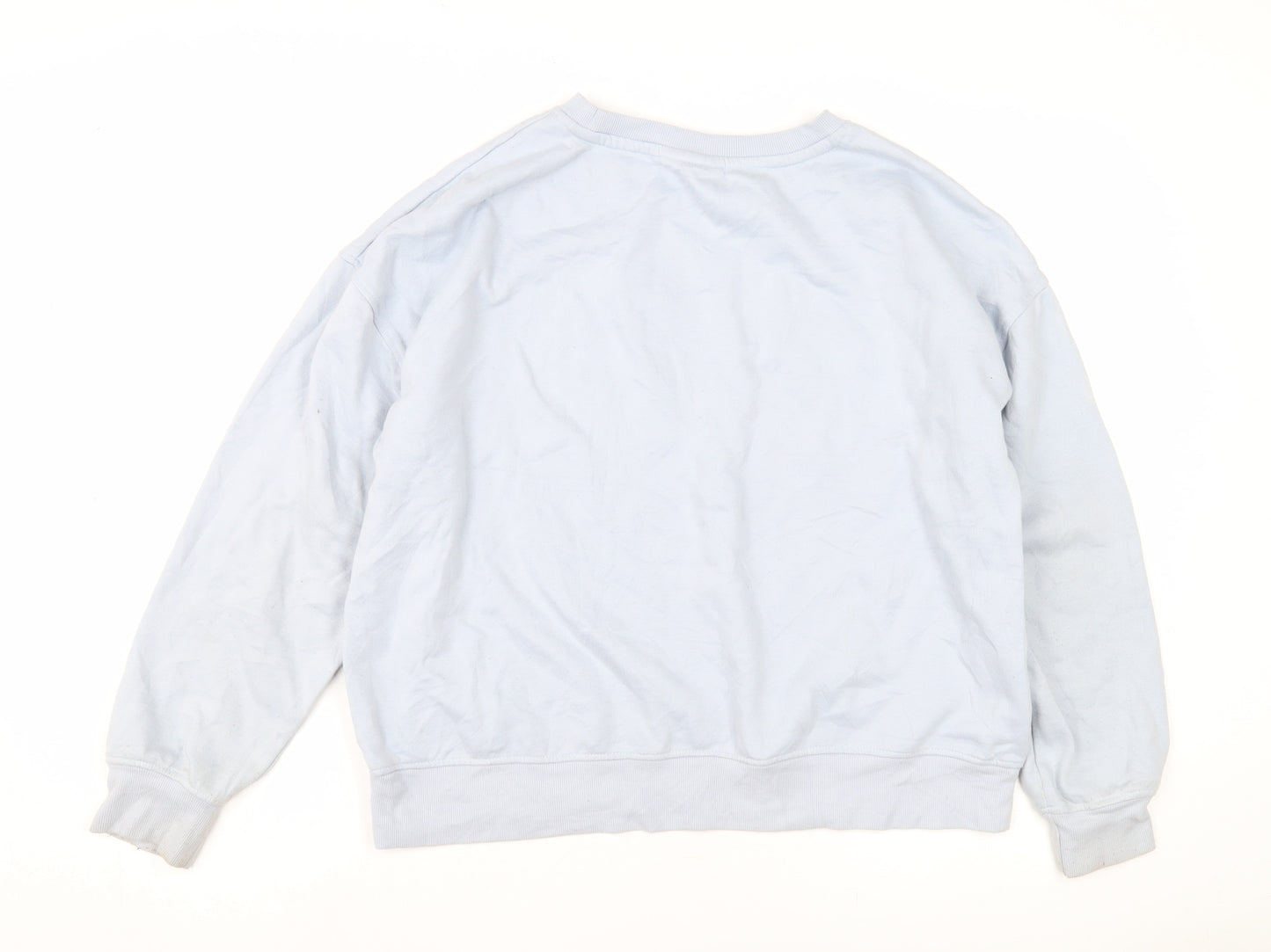 Disney Women's Blue Pullover Sweatshirt M