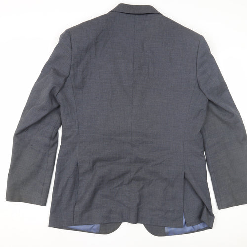 Marks and Spencer Men's Blue Blazer - Size 40 Regular Fit
