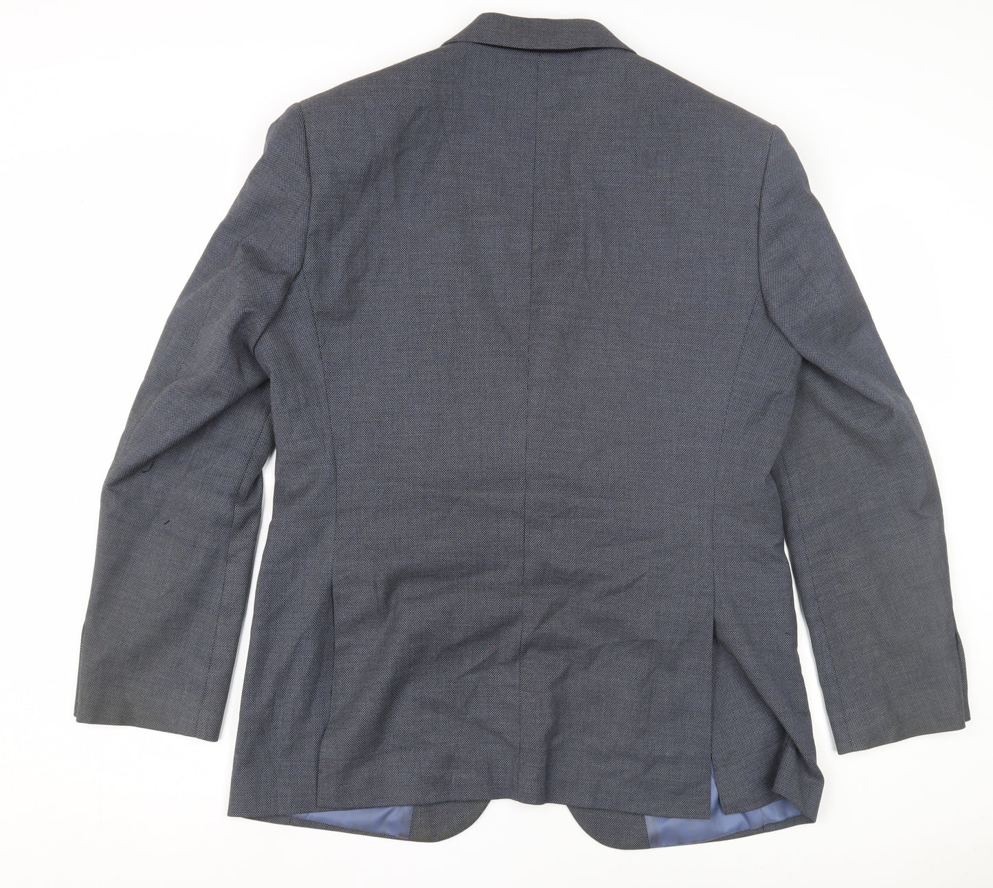 Marks and Spencer Men's Blue Blazer - Size 40 Regular Fit