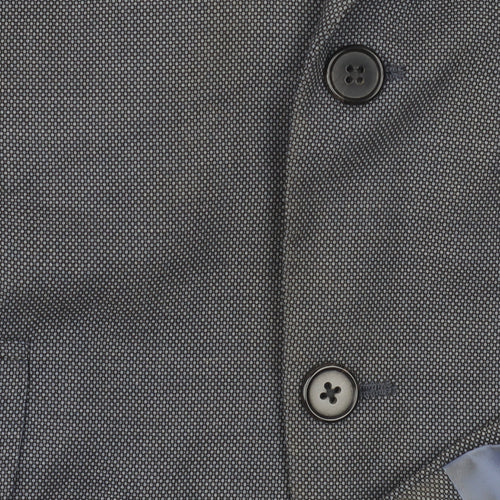 Marks and Spencer Men's Blue Blazer - Size 40 Regular Fit