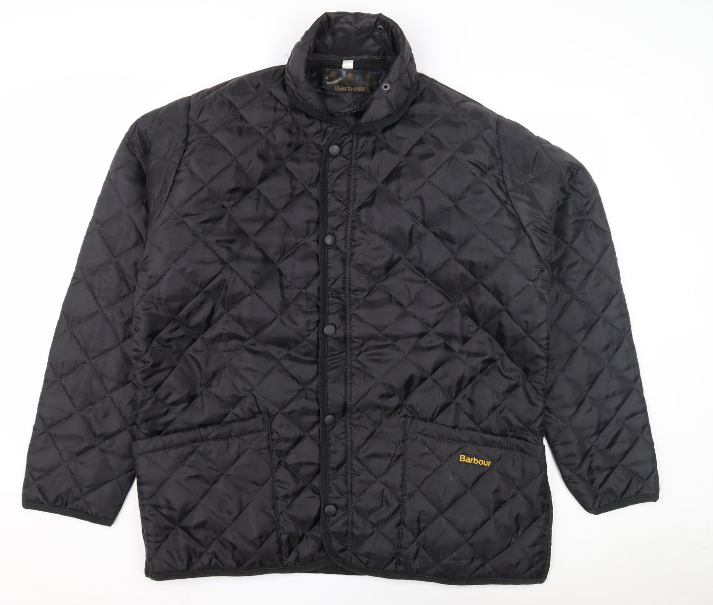 Barbour Men's Black Quilted Jacket, Size L, Casual