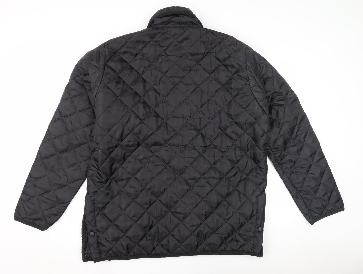 Barbour Men's Black Quilted Jacket, Size L, Casual