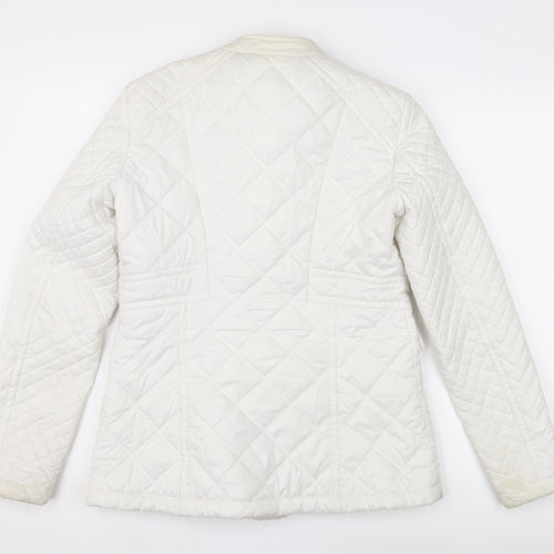 Marc New York Women's White Quilted Jacket, S, Casual