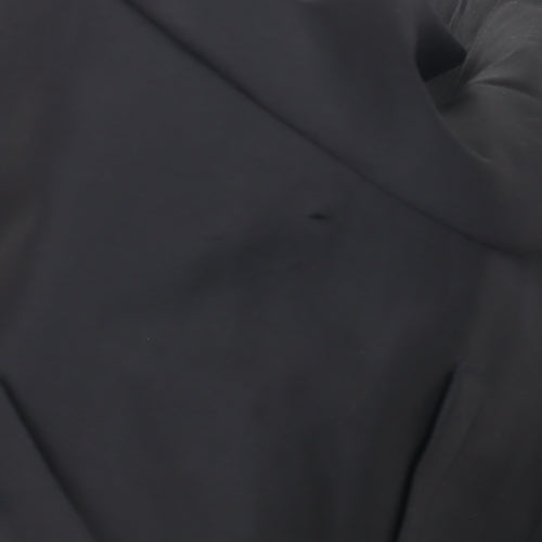 DKNY Men's Black Wool Blazer, Size 42, Single-Breasted