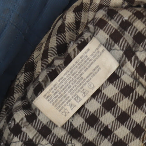 FatFace Women's Blue Hooded Puffer Coat Size 10