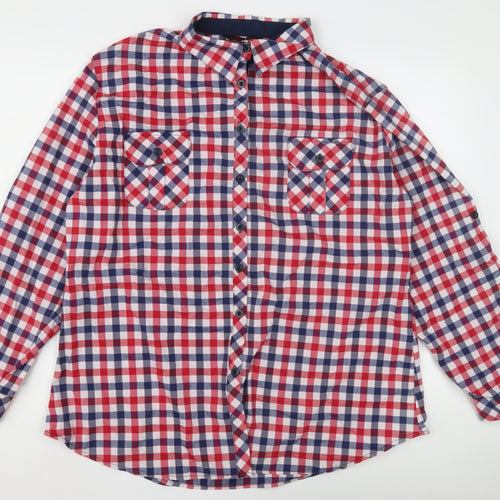 AMASRA Men's Multicoloured Check Long Sleeve Shirt