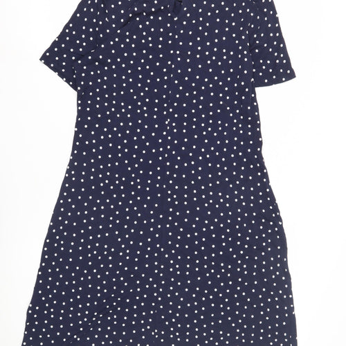 Marks and Spencer Women's Blue Polka Dot Shift Dress
