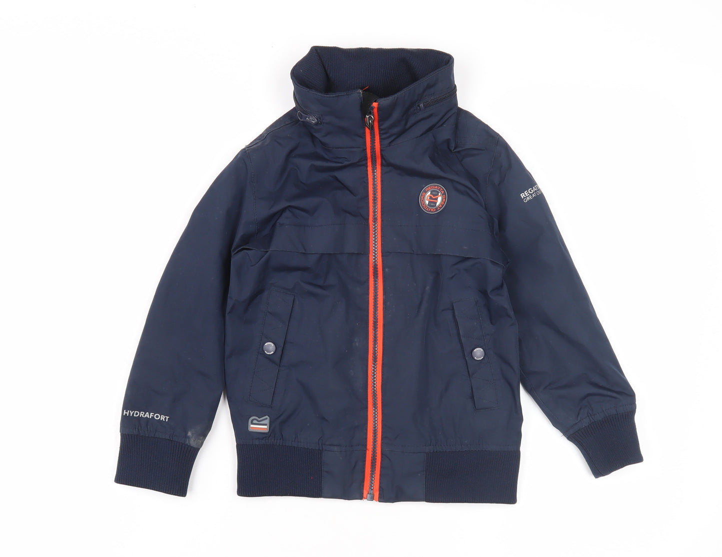 Regatta Boys Blue Bomber Jacket 5-6 Years Zip Casual