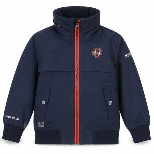 Regatta Boys Blue Bomber Jacket 5-6 Years Zip Casual