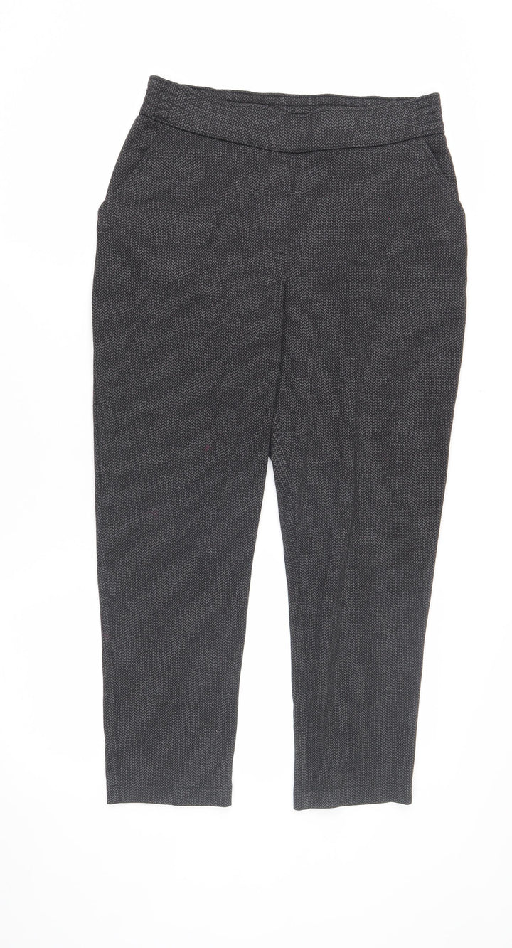 Bonmarché Women's Black Trousers Size 12 Regular