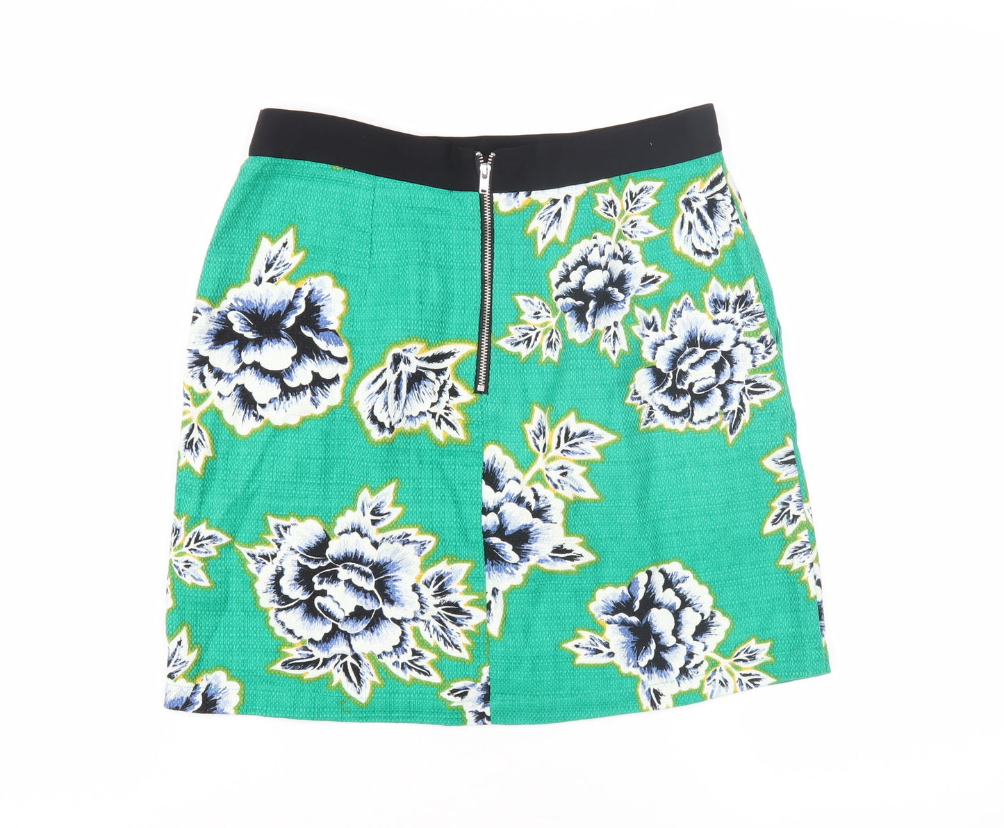 Warehouse Women's Multicoloured Floral A-Line Skirt Size 10