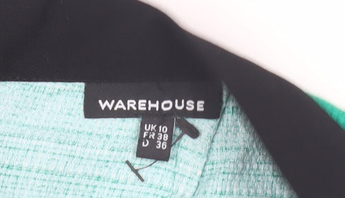 Warehouse Women's Multicoloured Floral A-Line Skirt Size 10