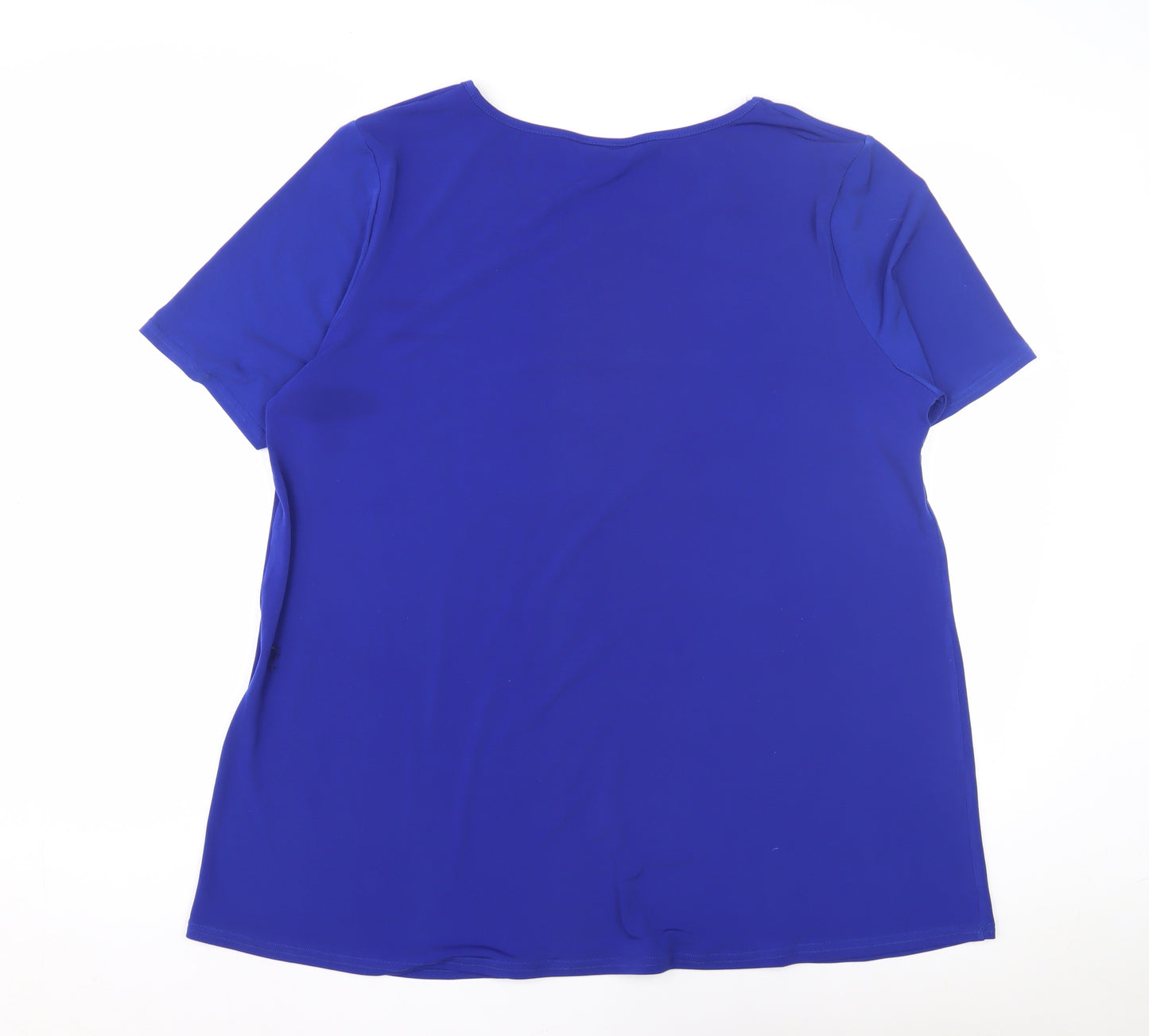 Isle Women's Blue Sequin T-Shirt - Size L