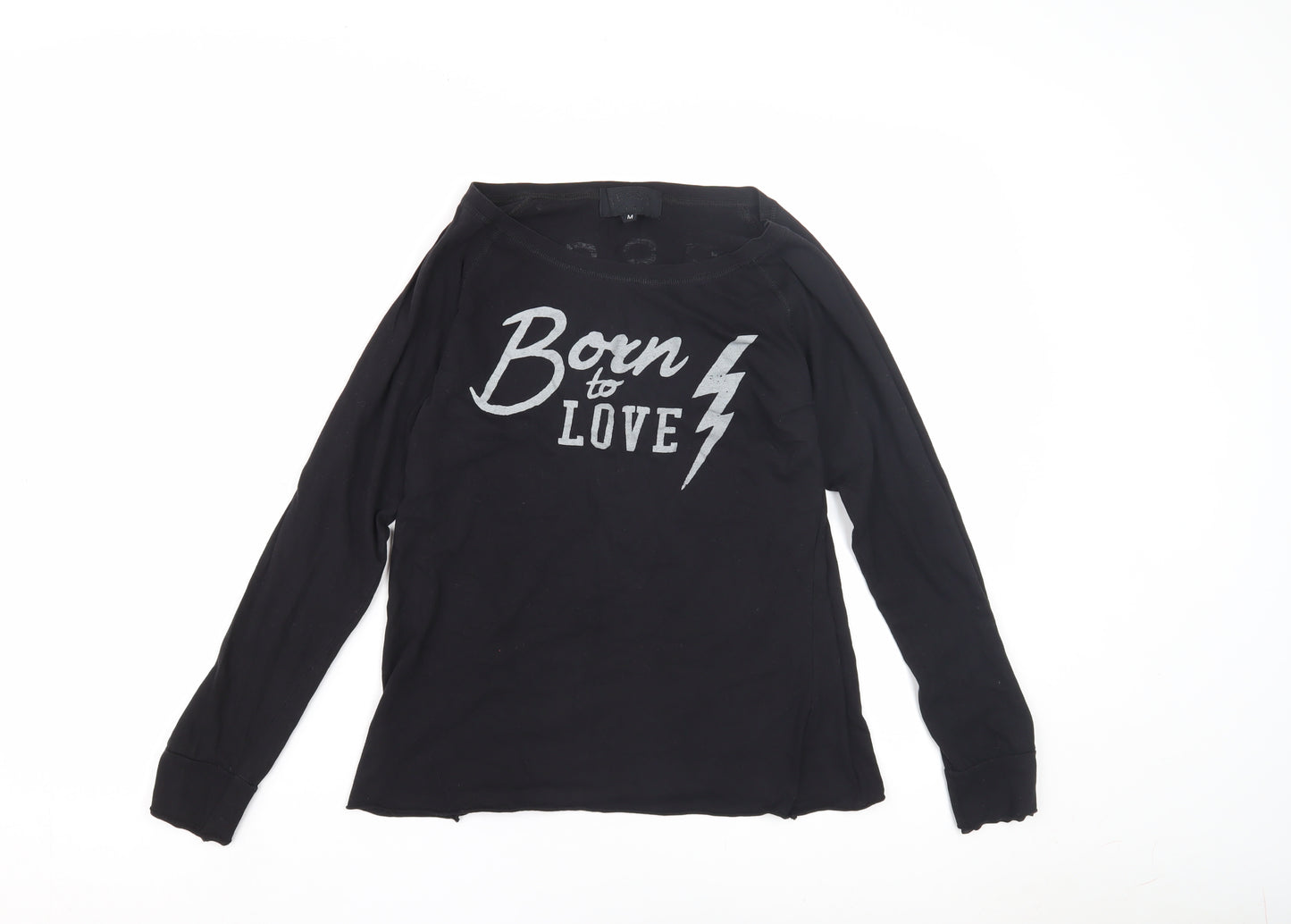 Jessy Women's Black Long Sleeve T-Shirt Size M