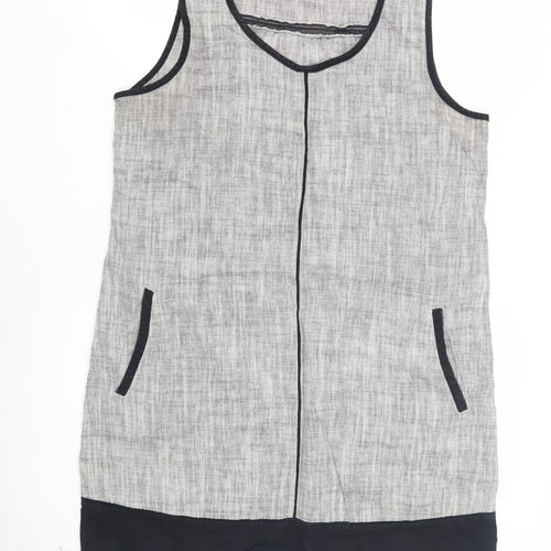 Mesee Women's Grey Sleeveless Dress Size 14