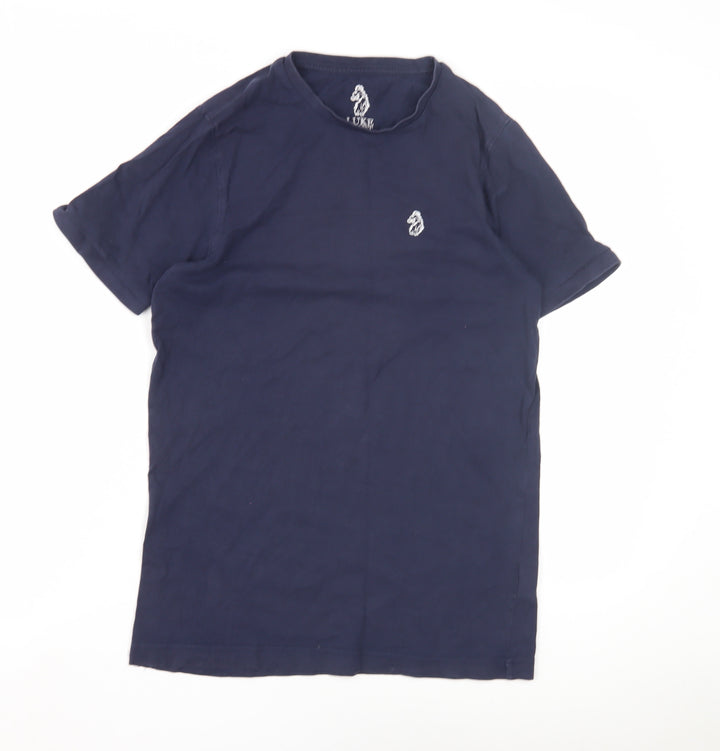 Luke Sport Men's Blue T-Shirt, Size S, Crew Neck