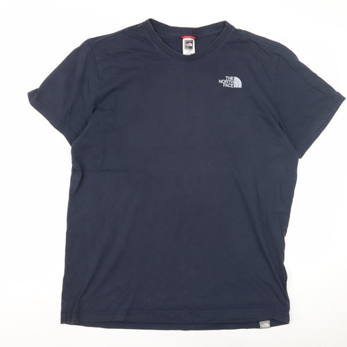 The North Face Men's Blue Crew Neck T-Shirt - Size L