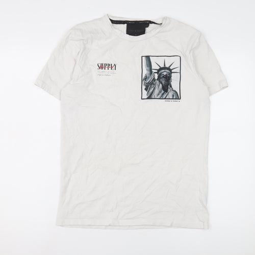 Supply & Demand Men’s White Liberty Graphic Tee M