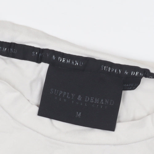 Supply & Demand Men’s White Liberty Graphic Tee M